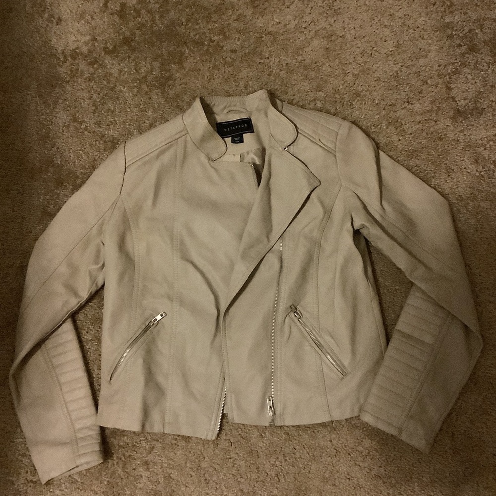 Faux leather jacket